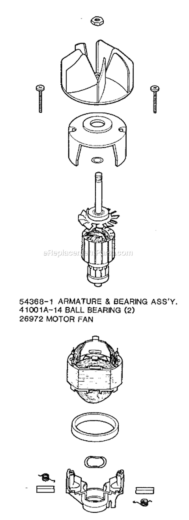 Page C Diagram and Parts List for 172AM  Eureka Upright Vacuum