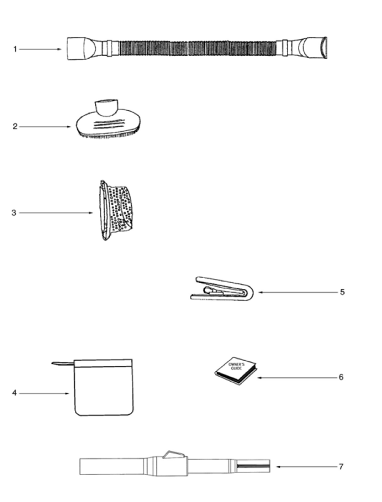 Page A Diagram and Parts List for 173A  Eureka Upright Vacuum