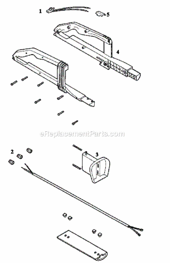 Page A Diagram and Parts List for 175A  Eureka Upright Vacuum