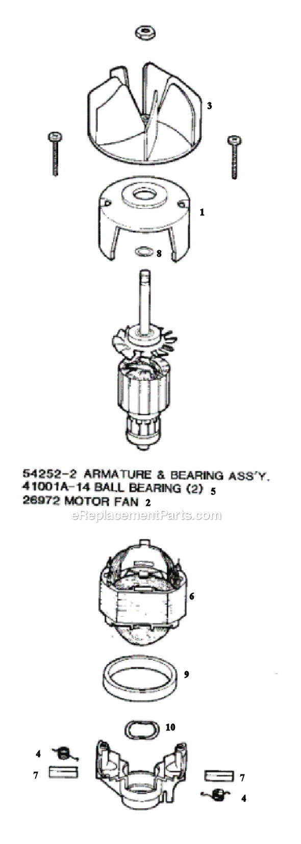 Page C Diagram and Parts List for 175B  Eureka Upright Vacuum