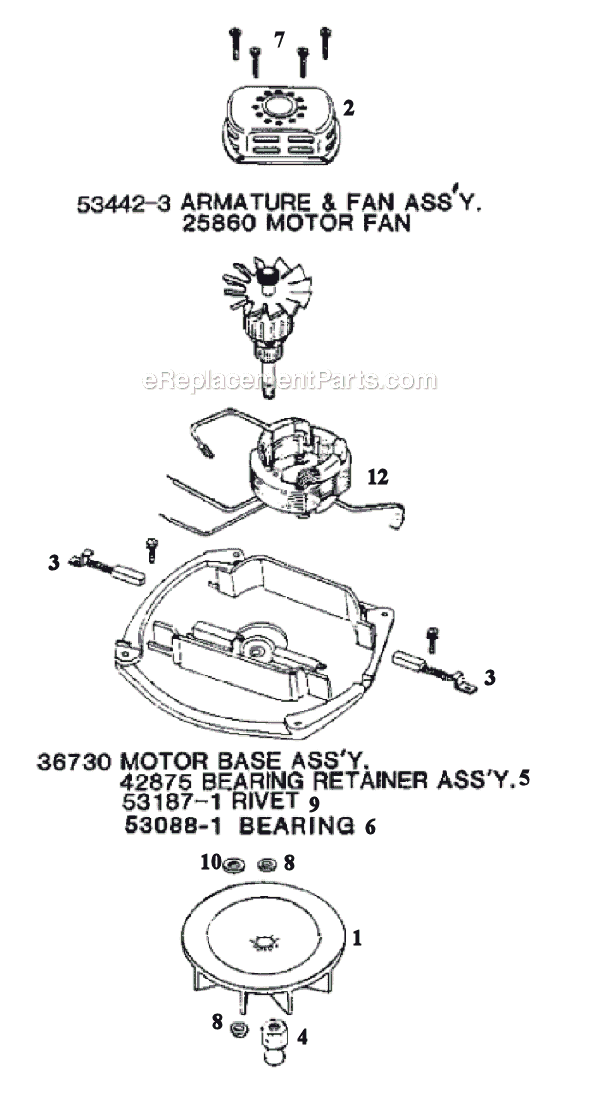 Page B Diagram and Parts List for 2134BT  Eureka Upright Vacuum