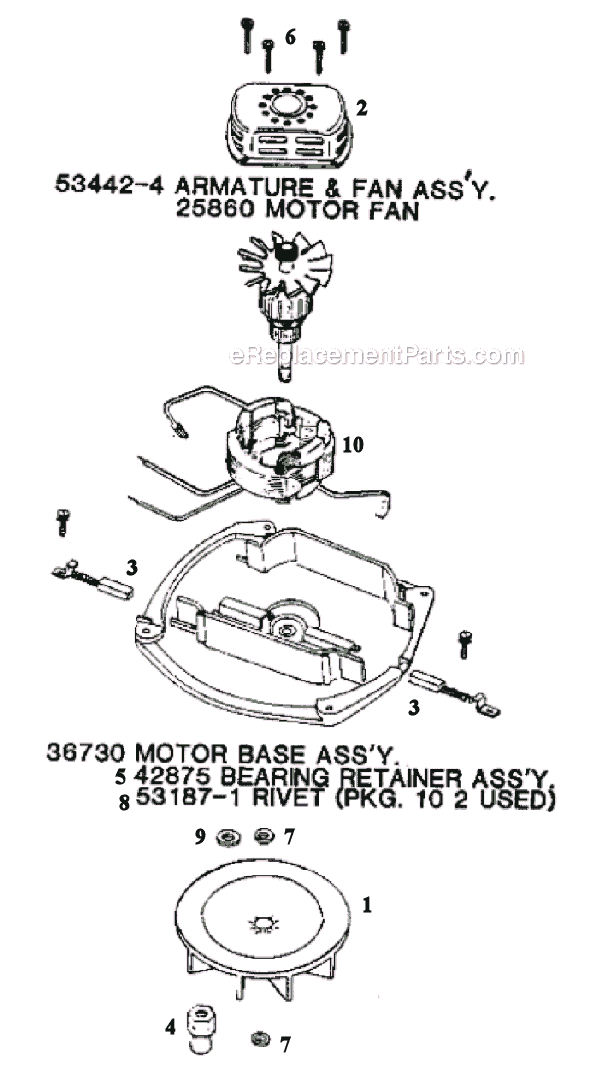 Page B Diagram and Parts List for 2134DT  Eureka Upright Vacuum