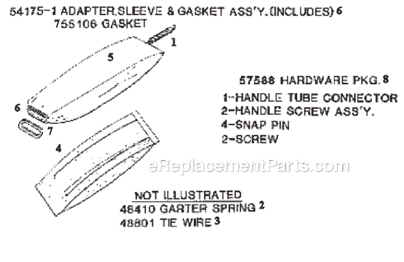 Page E Diagram and Parts List for 2134DT  Eureka Upright Vacuum