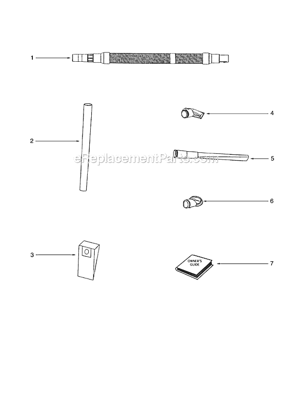 Page A Diagram and Parts List for 2270B  Eureka Upright Vacuum