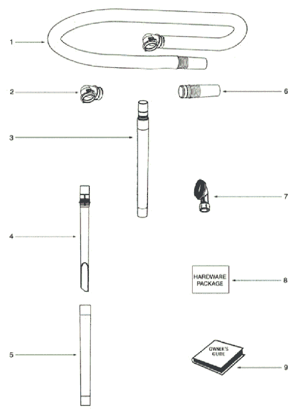 Page A Diagram and Parts List for 2905A  Eureka Upright Vacuum