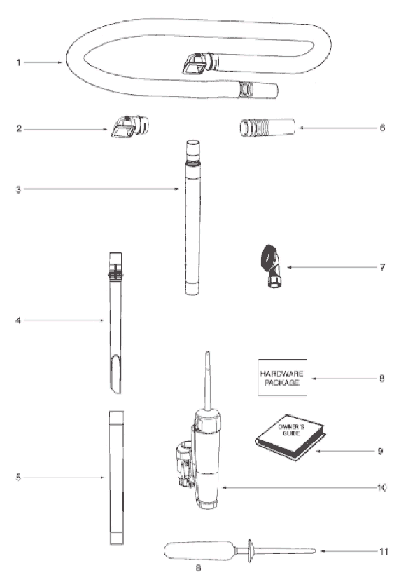 Page A Diagram and Parts List for 2924AS  Eureka Upright Vacuum