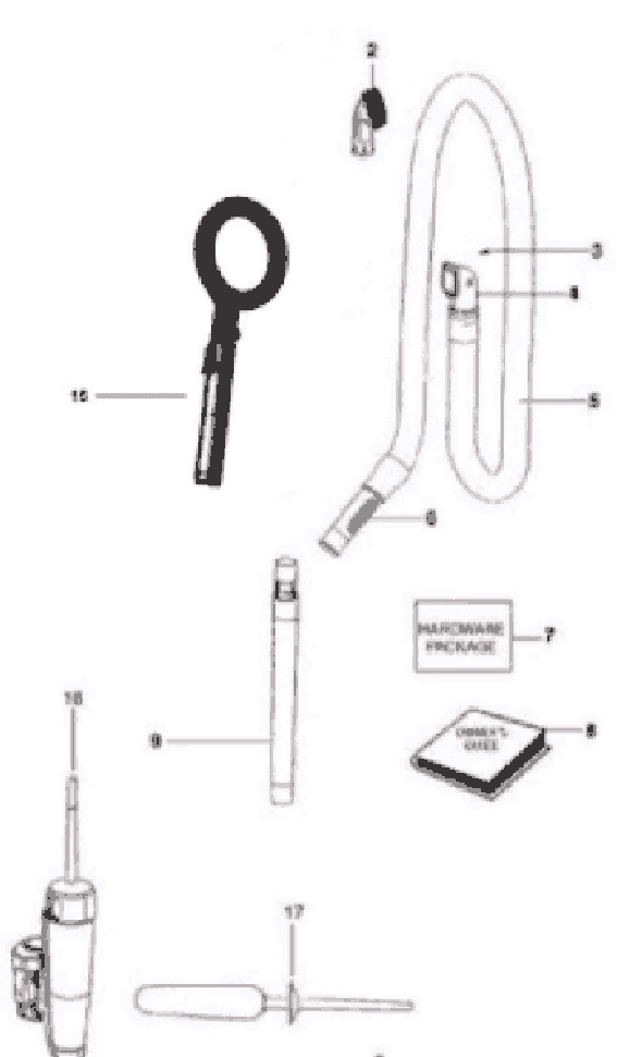 Page B Diagram and Parts List for 2997BVZ  Eureka Upright Vacuum