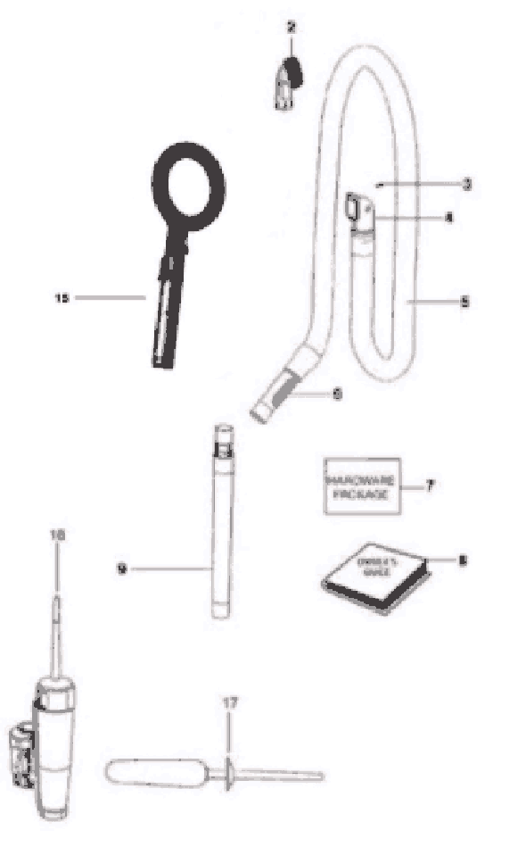 Page B Diagram and Parts List for 2999BV  Eureka Upright Vacuum