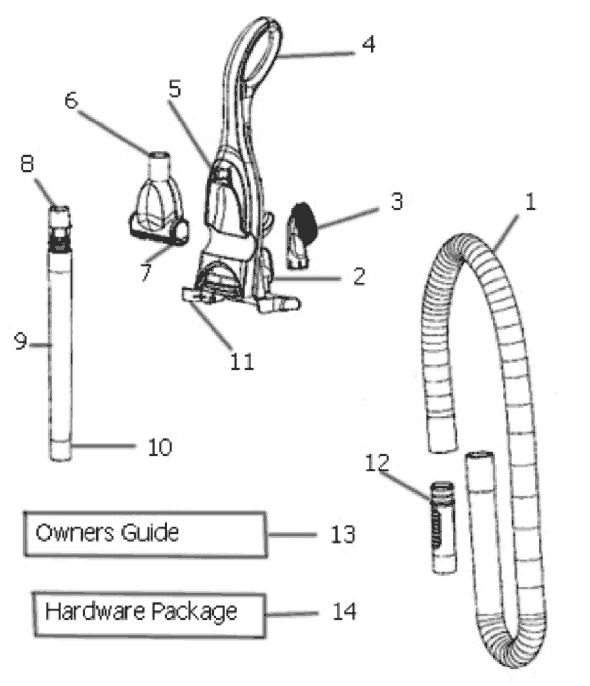 Page C Diagram and Parts List for 3041AZ  Eureka Upright Vacuum