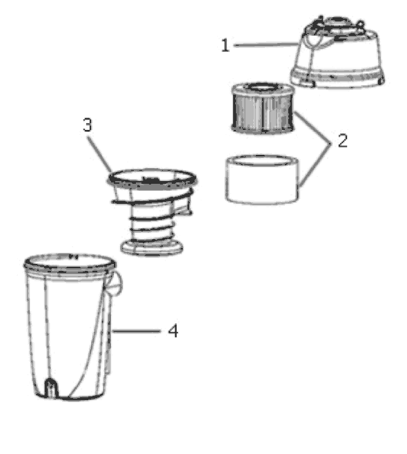Page B Diagram and Parts List for 3041BZ  Eureka Upright Vacuum