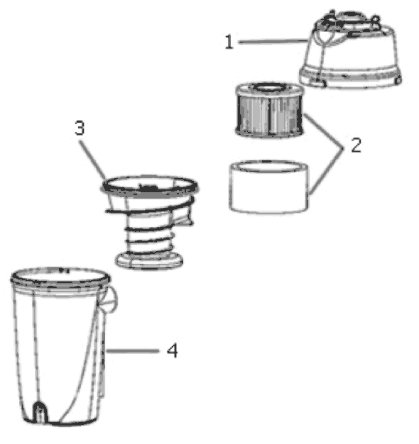 Page B Diagram and Parts List for 3041RED  Eureka Upright Vacuum
