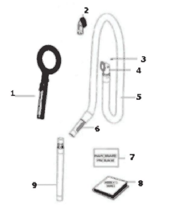 Page B Diagram and Parts List for 3281AZ  Eureka Upright Vacuum