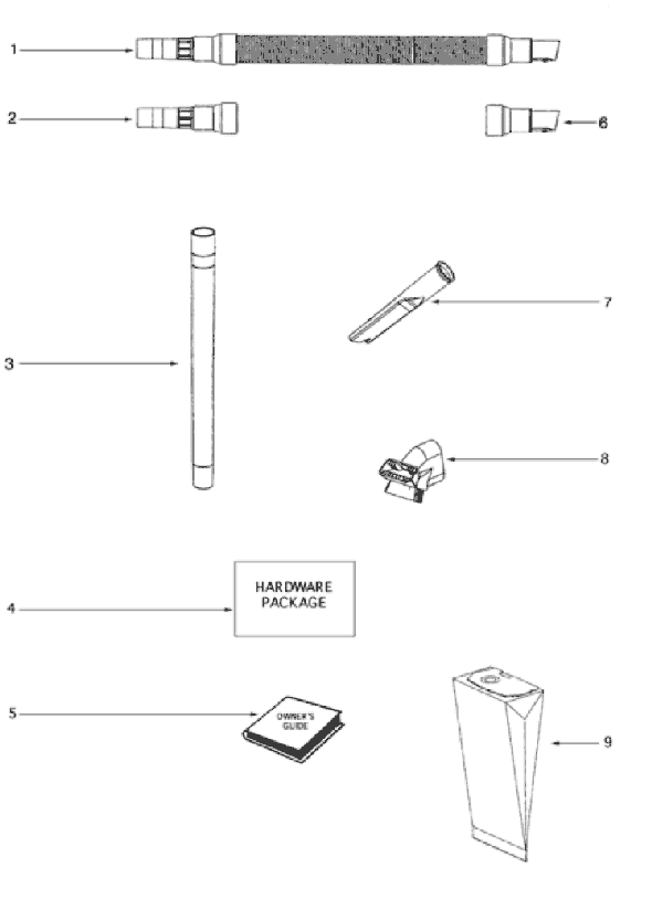 Page C Diagram and Parts List for 4336ATH  Eureka Upright Vacuum