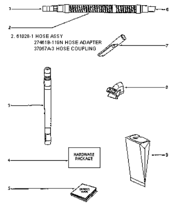 Page C Diagram and Parts List for 4337BTH  Eureka Upright Vacuum