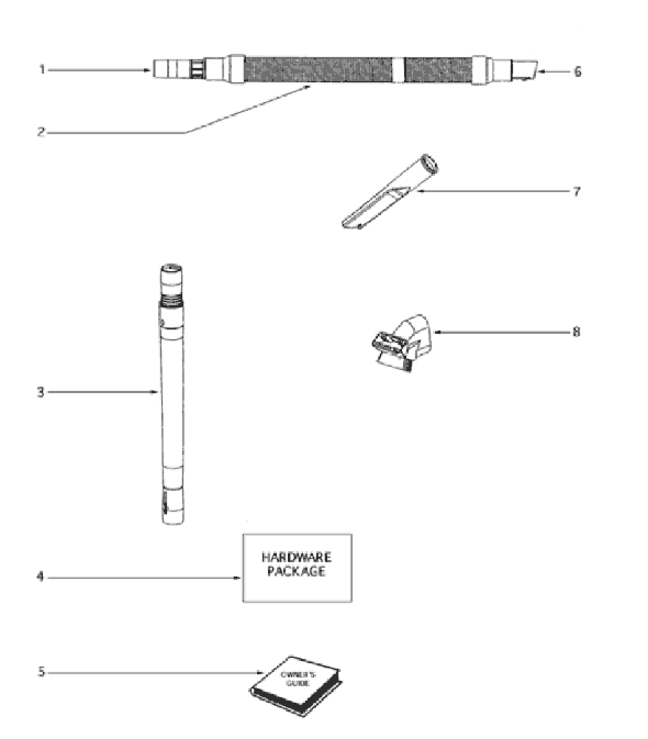 Page D Diagram and Parts List for 4388AT  Eureka Upright Vacuum