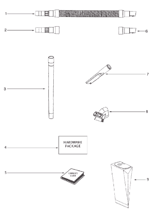Page C Diagram and Parts List for 4458A  Eureka Upright Vacuum