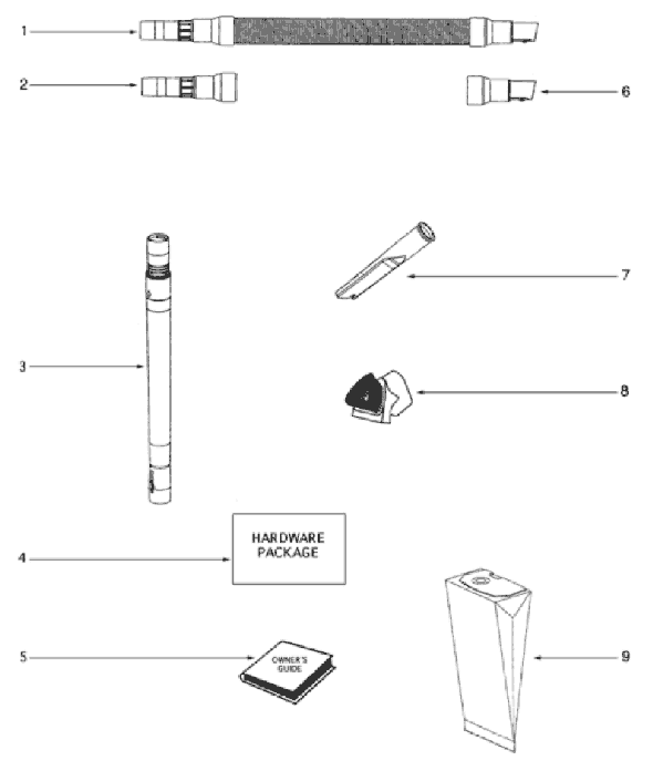 Page C Diagram and Parts List for 4459AS  Eureka Upright Vacuum