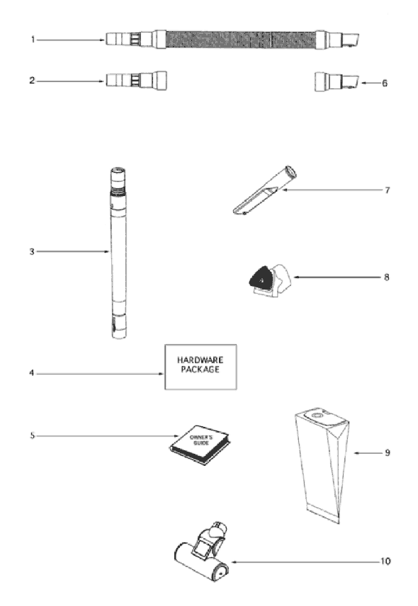 Page C Diagram and Parts List for 4463AV  Eureka Upright Vacuum