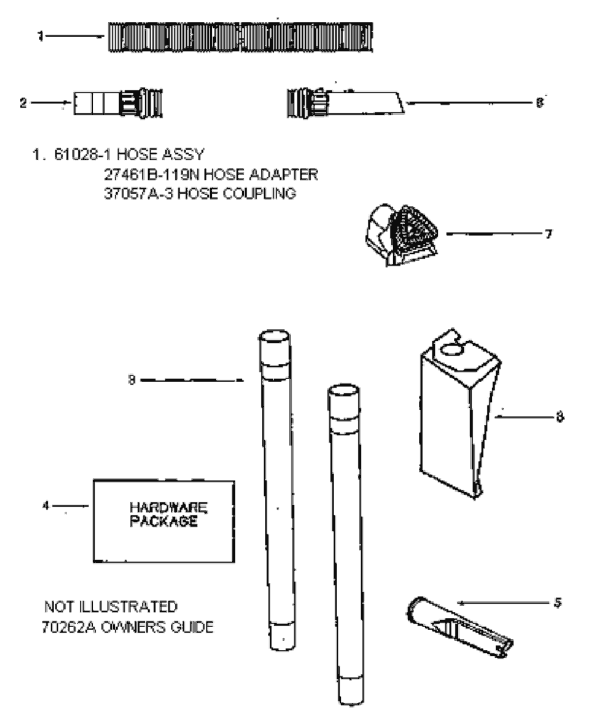 Page C Diagram and Parts List for 4476BT  Eureka Upright Vacuum
