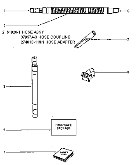 Page D Diagram and Parts List for 4488AT  Eureka Upright Vacuum