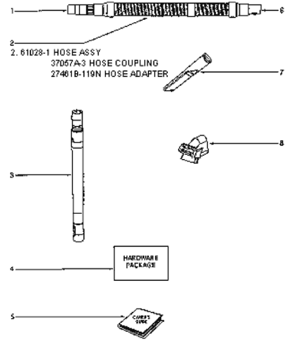 Page D Diagram and Parts List for 4489AT  Eureka Upright Vacuum