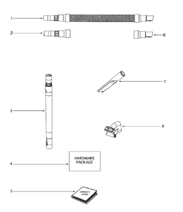 Page D Diagram and Parts List for 4495A-1  Eureka Upright Vacuum