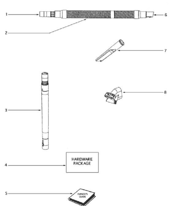 Page D Diagram and Parts List for 4496AV  Eureka Upright Vacuum