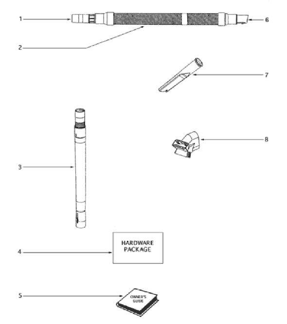 Page D Diagram and Parts List for 4497AH  Eureka Upright Vacuum