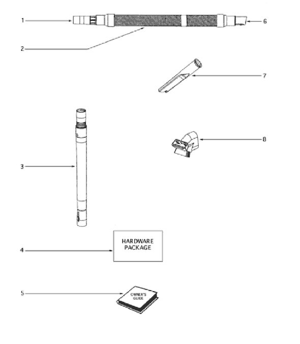 Page D Diagram and Parts List for 4654BT  Eureka Upright Vacuum