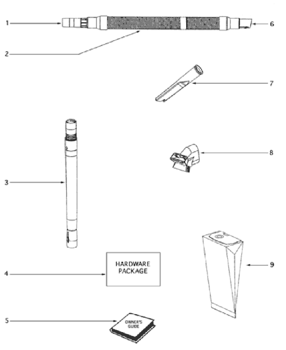 Page D Diagram and Parts List for 4672ATV  Eureka Upright Vacuum