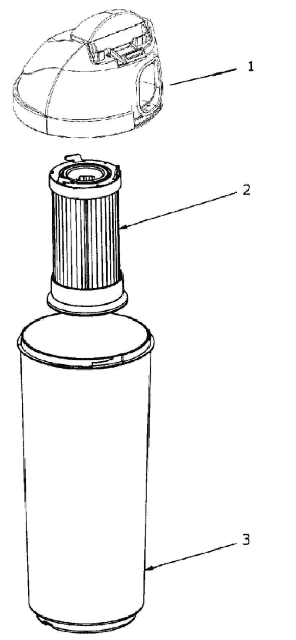 Page B Diagram and Parts List for 4703D  Eureka Upright Vacuum