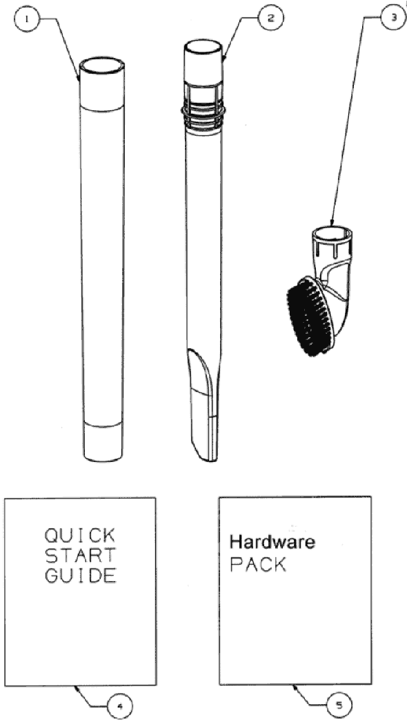 Page D Diagram and Parts List for 4704PUR  Eureka Upright Vacuum
