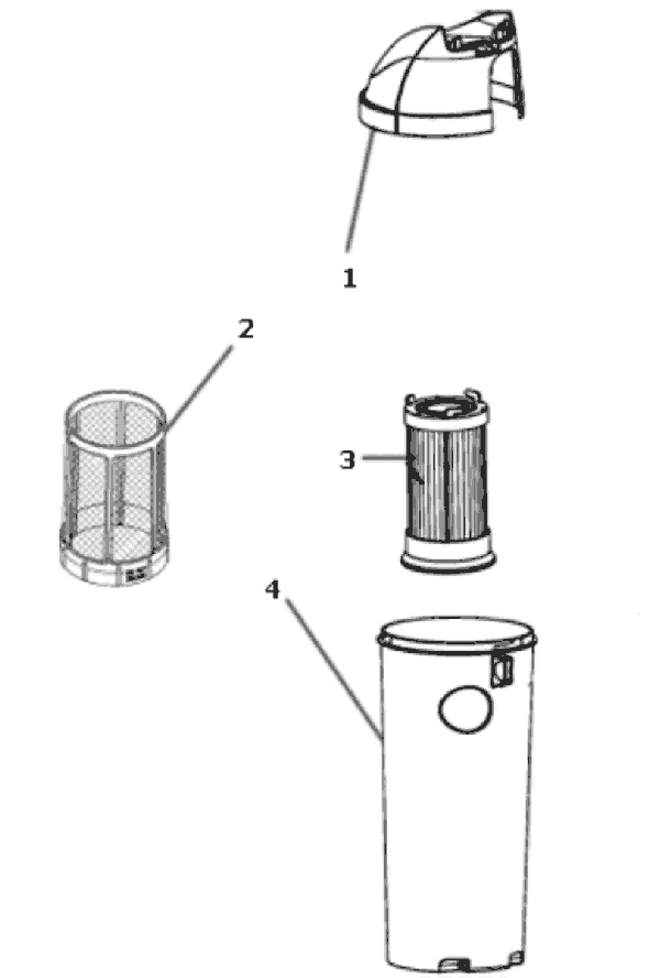 Page B Diagram and Parts List for 4716AVZ  Eureka Upright Vacuum
