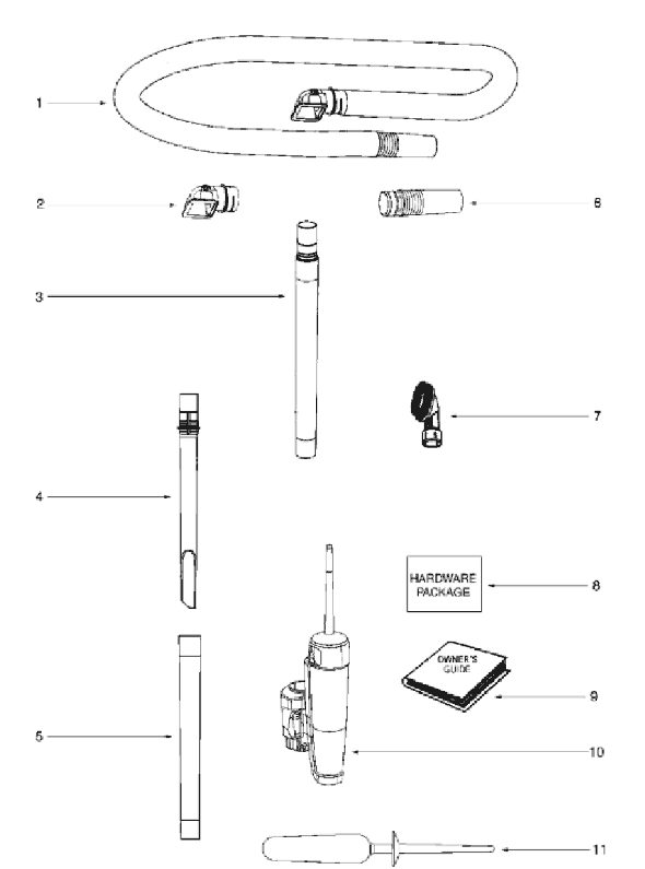 Page D Diagram and Parts List for 4716AVZ  Eureka Upright Vacuum