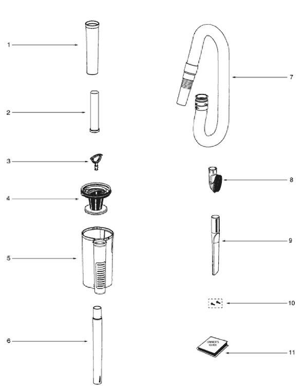 Page D Diagram and Parts List for 4880BT  Eureka Upright Vacuum