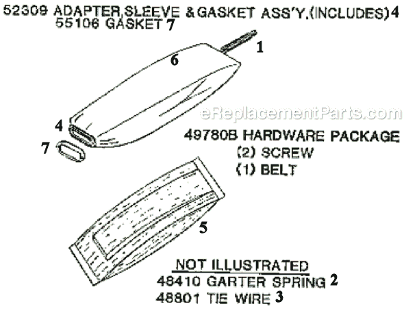 Page F Diagram and Parts List for 5134A  Eureka Upright Vacuum