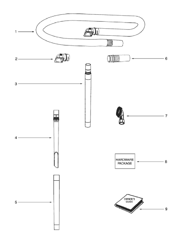 Page D Diagram and Parts List for 5811A  Eureka Upright Vacuum