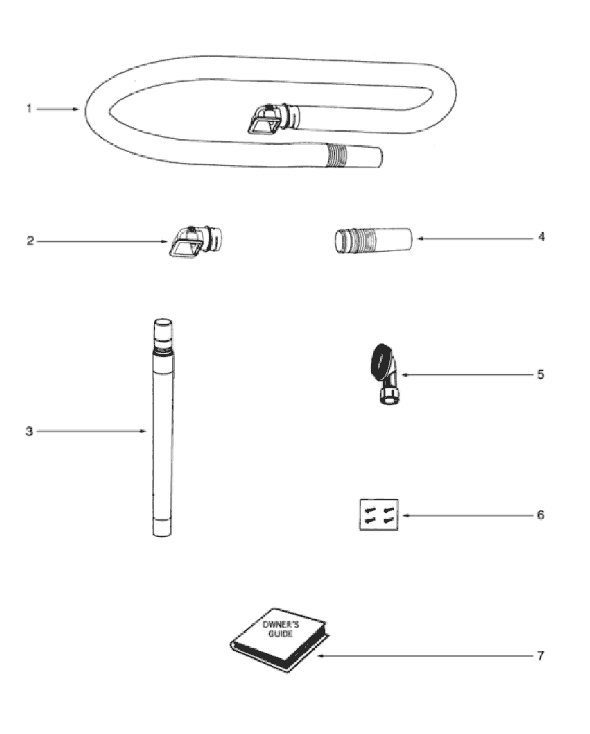 Page D Diagram and Parts List for 5840A  Eureka Upright Vacuum