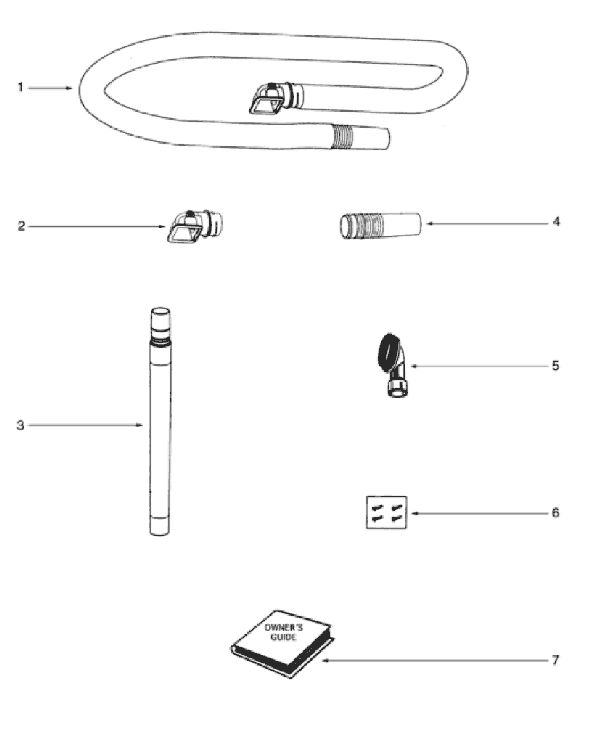 Page D Diagram and Parts List for 5844AV  Eureka Upright Vacuum