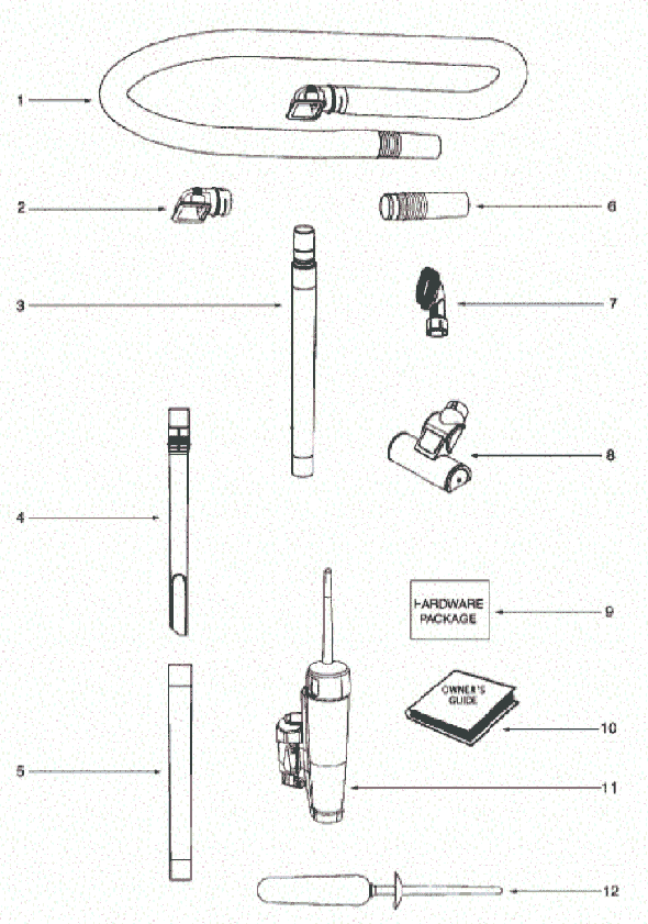 Page A Diagram and Parts List for 5856BVZ  Eureka Upright Vacuum