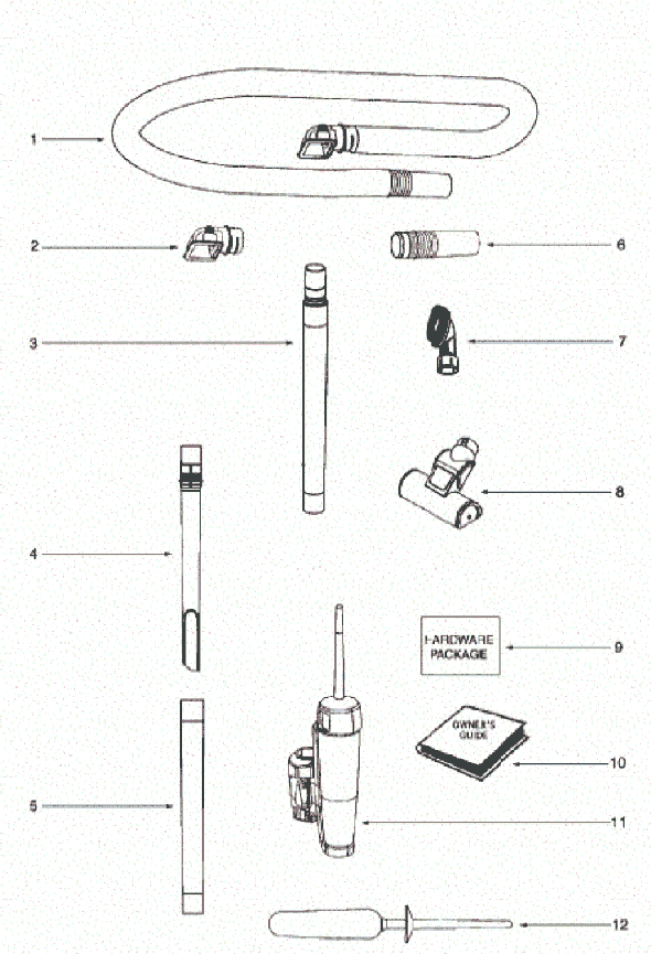 Page A Diagram and Parts List for 5856DVZE  Eureka Upright Vacuum