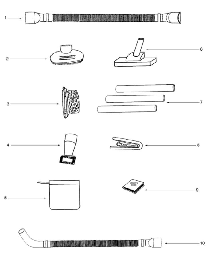 Page A Diagram and Parts List for 59AV  Eureka Upright Vacuum
