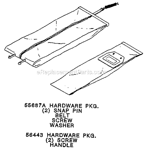 Page E Diagram and Parts List for 7575DT  Eureka Upright Vacuum