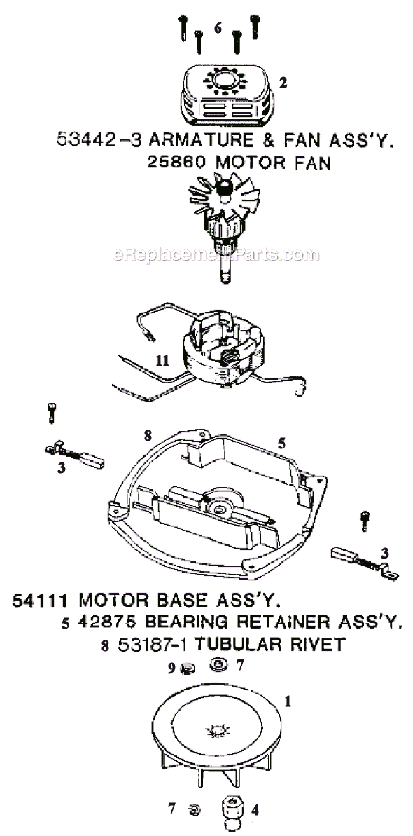 Page C Diagram and Parts List for 7577BT  Eureka Upright Vacuum