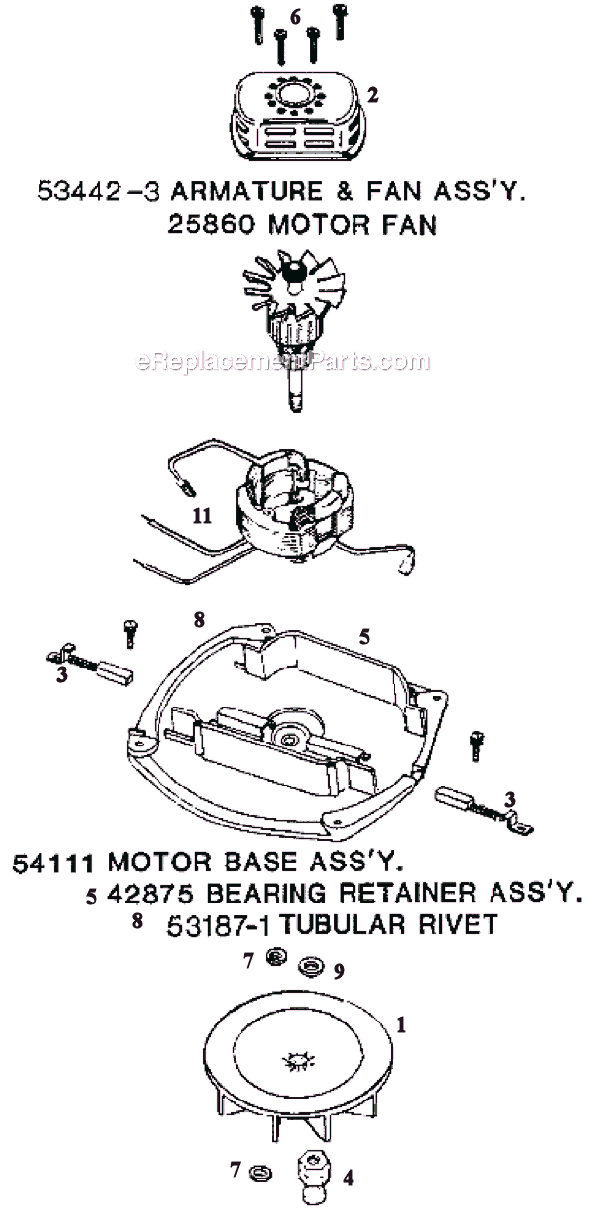 Page B Diagram and Parts List for 7577DT  Eureka Upright Vacuum
