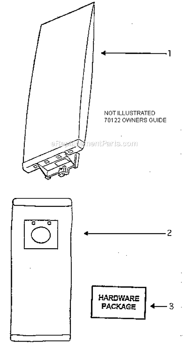 Page A Diagram and Parts List for 7601D  Eureka Upright Vacuum