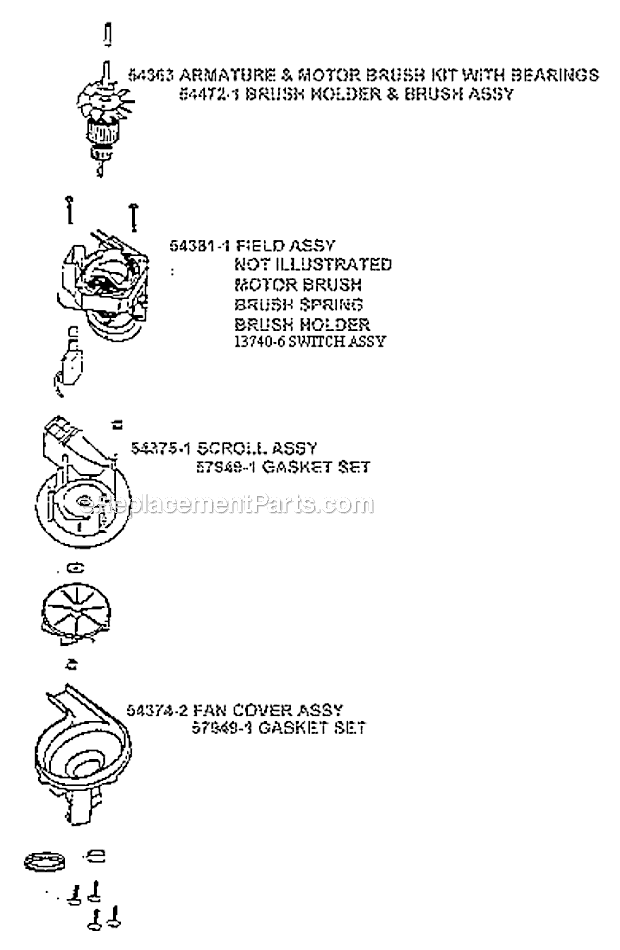 Page C Diagram and Parts List for 7608AT  Eureka Upright Vacuum