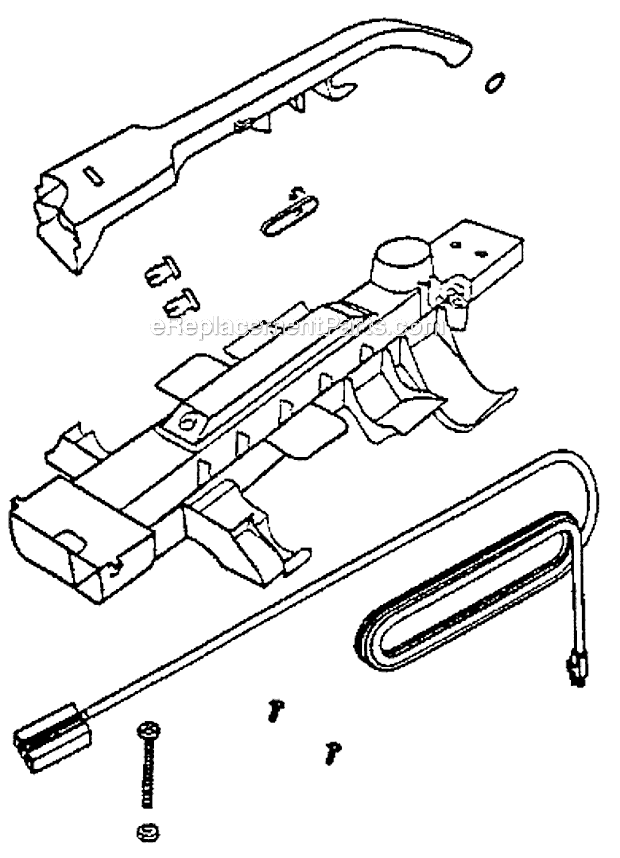 Page D Diagram and Parts List for 7625AT  Eureka Upright Vacuum
