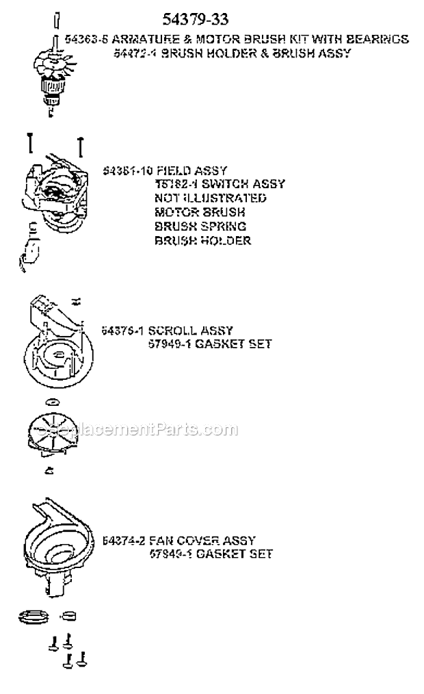 Page C Diagram and Parts List for 7640ATV  Eureka Upright Vacuum