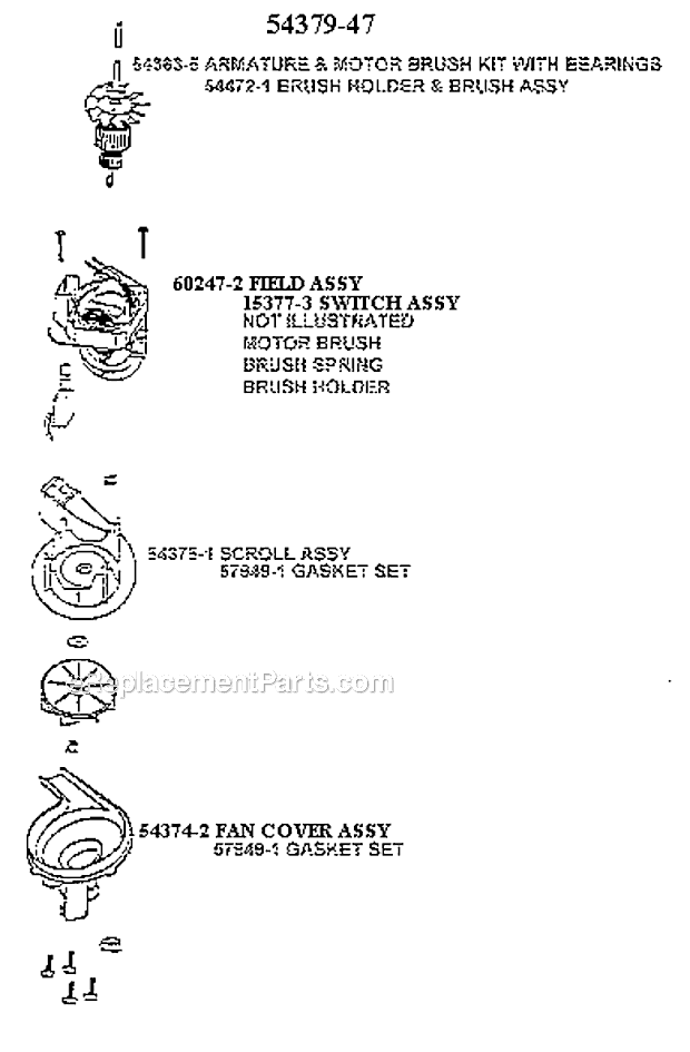 Page E Diagram and Parts List for 7640ATV  Eureka Upright Vacuum